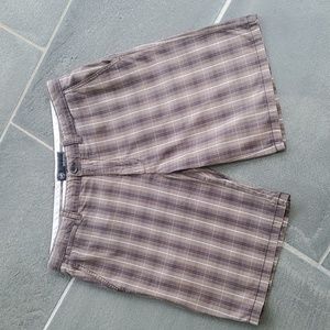 Weatherproof Plaid Shorts Size 36 | Mens Brown Plaid Shorts
